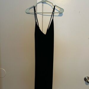 Black Spaghetti Strap Dress